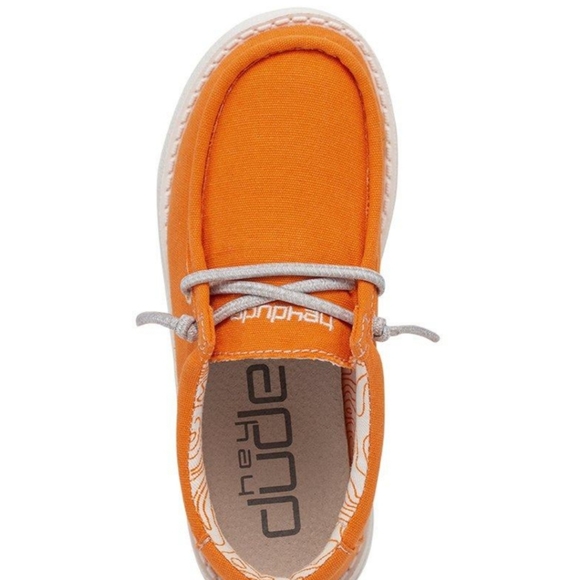 Hey Dude Shoes Hey Dude Youth Fiesta Orange Poshmark
